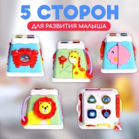 Музыкальная развивающая игрушка &laquo;Бизикубик&raquo;, звуковые и световые эффекты