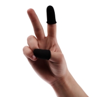 Набор напальчников для игр на смартфоне Luazon, 10 штук, с защитой от пота, чёрные Набор напальчников для игр на смартфоне Luazon, 10 штук, с защитой от пота, чёрные