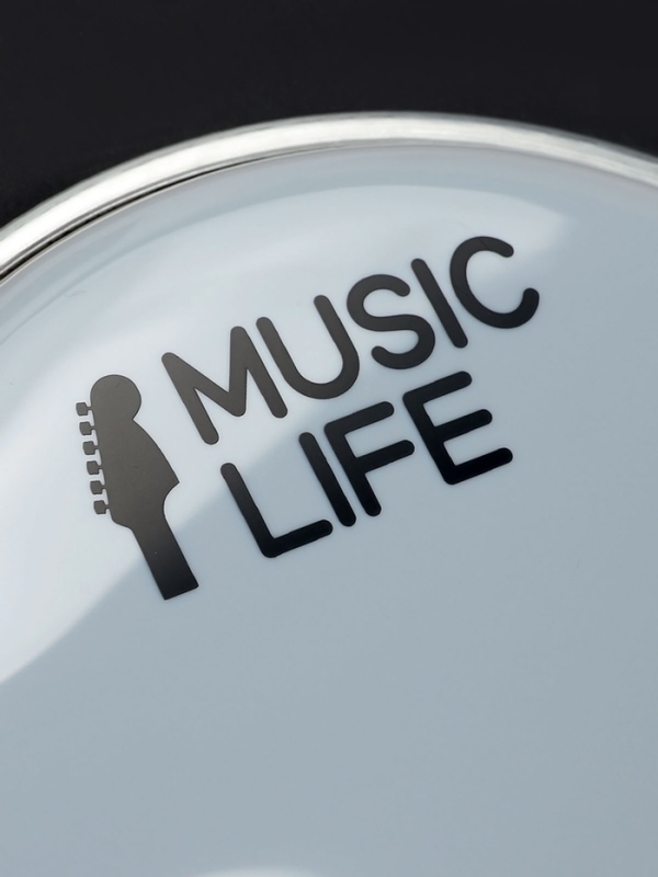 Пластик для барабана Music Life 6 дюймов, белый Пластик для барабана Music Life 6 дюймов, белый