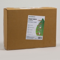 Подставка для цветов Greengo, 6 полок, 36 &times; 23 &times; 106 см, напольная, каркас металл, полки МДФ, белая