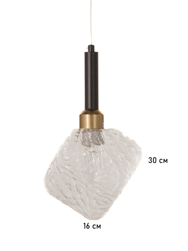 Светильник "Нью-Йорк" 1х15Вт Е27 черный 14х14х100см