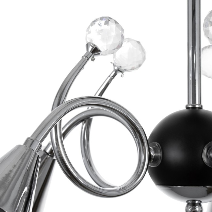 Люстра "Марианна" 5хЕ27 40Вт черный 69х69х32,5см BayerLux