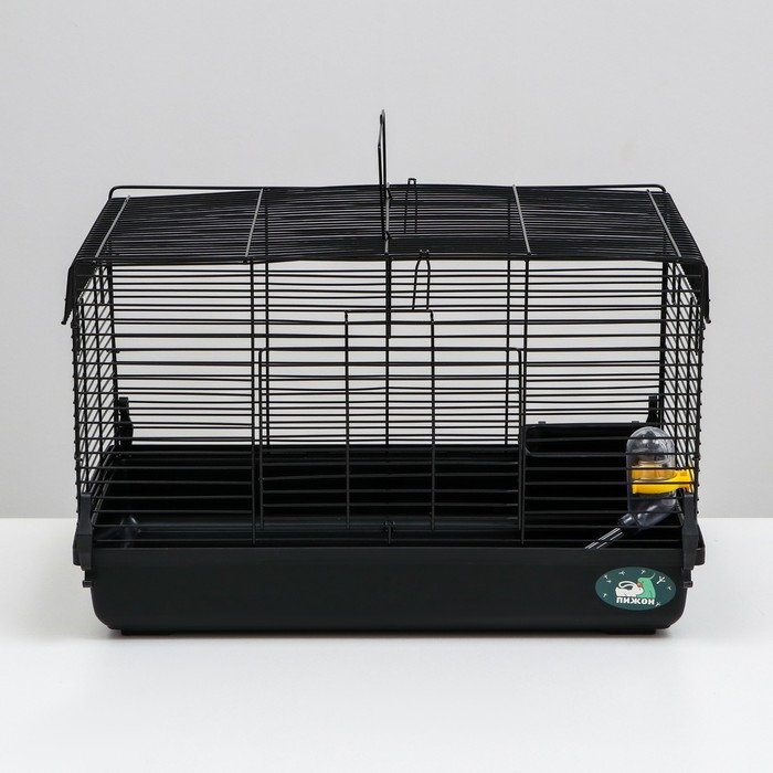 Клетка для грызунов Клетка для грызунов "Пижон", 47 х 30 х 30 см, чёрная