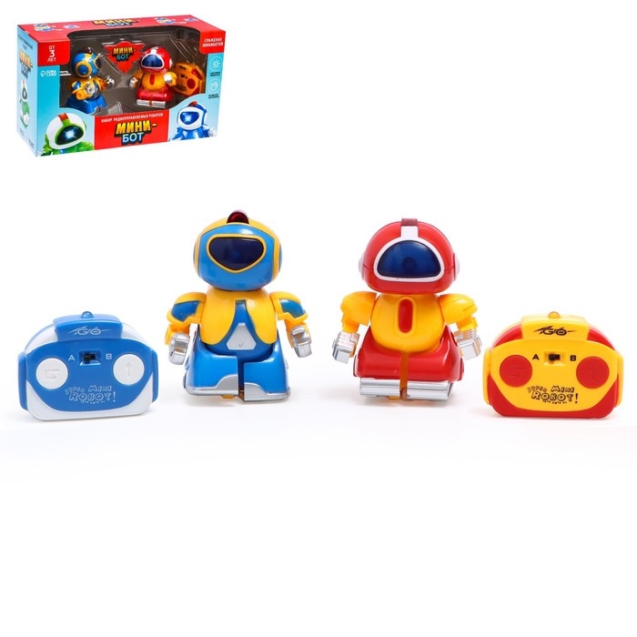 Набор радиоуправляемых роботов &laquo;Битва Миниботов&raquo;, световые эффекты