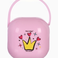 Контейнер для хранения и стерилизации детских сосок и пустышек «Принцесса» Контейнер для хранения и стерилизации детских сосок и пустышек «Принцесса»