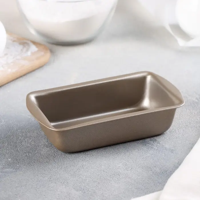 Форма для выпечки Доляна &laquo;Жаклин. Хлеб&raquo;, 13&times;7.5&times;3 см, антипригарное покрытие, цвет МИКС