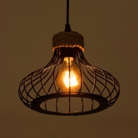 Светильник "Фон" 1х40Вт Е27 черный 23х23х18см