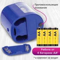 Точилка электрическая 2 отверстия BRAUBERG "STANDARD", питание от 4 батареек АА, 228423 Точилка электрическая 2 отверстия BRAUBERG "STANDARD", питание от 4 батареек АА, 228423