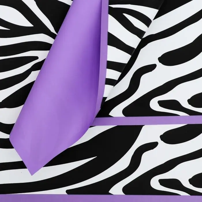 Пленка двухсторонняя, сиреневый, 58 х 58 &plusmn;5% см