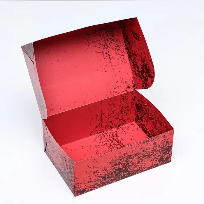 Коробка складная, двухсторонняя Happy New Year, 25&times;17&times;10 см