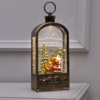 Светодиодная фигура «Фонарь с Дедом Морозом» 13 × 25.5 × 8 см, пластик, батарейки ААх3 (не в комплекте), USB, свечение тёплое белое Светодиодная фигура «Фонарь с Дедом Морозом» 13 × 25.5 × 8 см, пластик, батарейки ААх3 (не в комплекте), USB, свечение тёплое белое