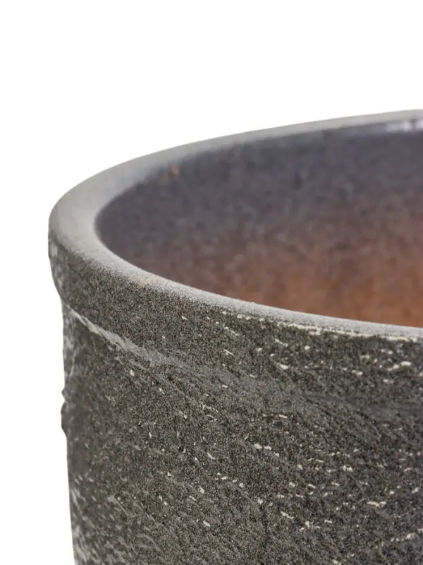 Горшок цветочный с поддоном 5 л, керамика "Шагрень" (М)