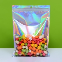 Пакет Zip-lock ПЭТ, иридисцентный, со спл. окном, плоский, еврослот 18 х 26 см набор 20шт