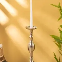 Подсвечник "Мадрид" алюминий 10х10х30,5 см