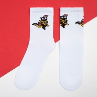 Носки новогодние женские KAFTAN "Кот и мандарины" размер 36-39 (23-25 см)