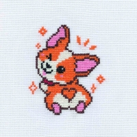 Набор для творчества. Вышивка "Корги-улыбашка" (с пяльцами) 05618 Набор для творчества. Вышивка "Корги-улыбашка" (с пяльцами) 05618