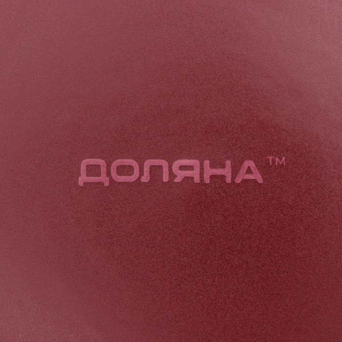 Набор тарелок керамических Доляна &laquo;Ваниль&raquo;, 18 предметов: 6 тарелок d=19 см, 6 тарелок d=27 см, 6 мисок d=19 см, цвет бордовый