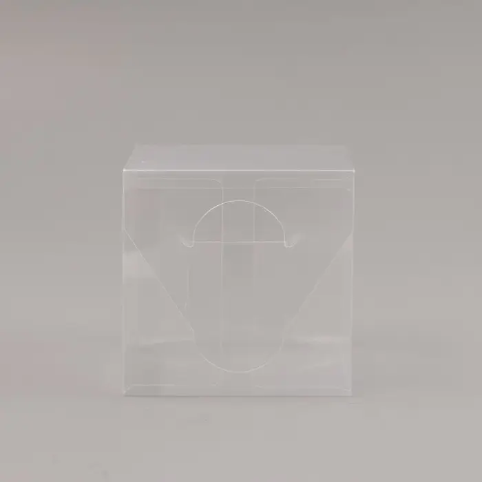 Складная коробка из PVC, прозрачная, 7&times;7&times;7 см