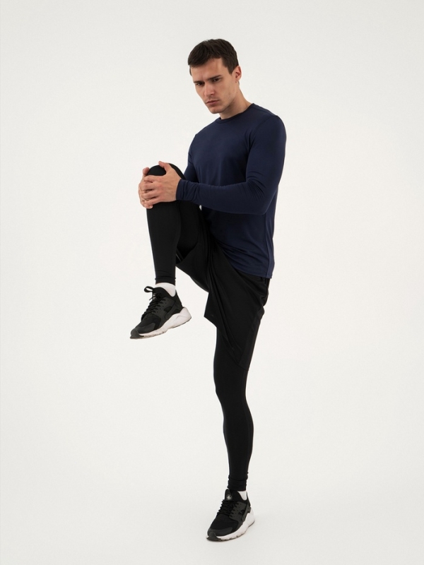 Тайтсы мужские Resport, р. 46, цвет чёрный, базовые Тайтсы мужские Resport, р. 46, цвет чёрный, базовые