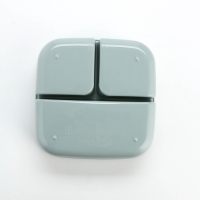 Ланч - бокс с ложкой, &laquo;Енот&raquo;, 17,8 х 17,8 х 7 см