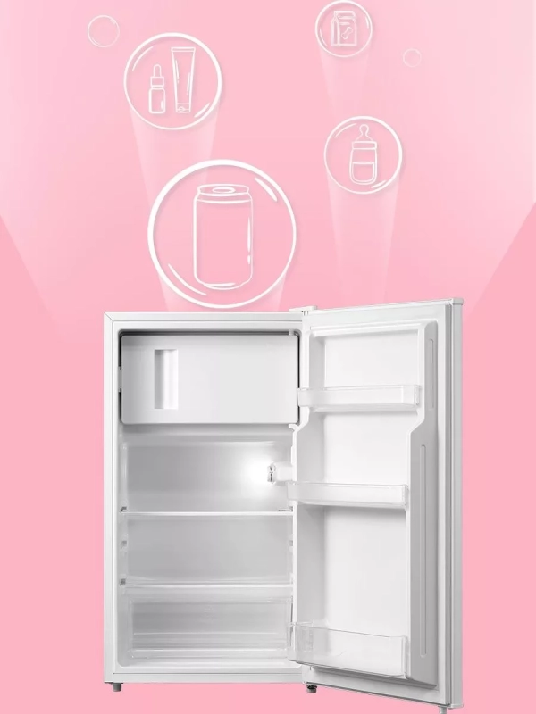 Холодильник RCD115WH1R, LED, GMCC, 80 л, однокамерный, белый