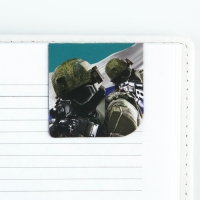 Магнитные закладки для книг, 4 шт. в открытке &laquo;С 23 февраля&raquo;