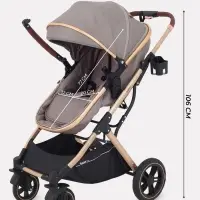 Коляска - трансформер детская RANT basic PULSAR GOLD (2в1) RA160, бежевый