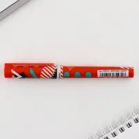 Ручка шариковая, синяя паста 0.7 мм с колпачком пластик &laquo;Кеды&raquo;