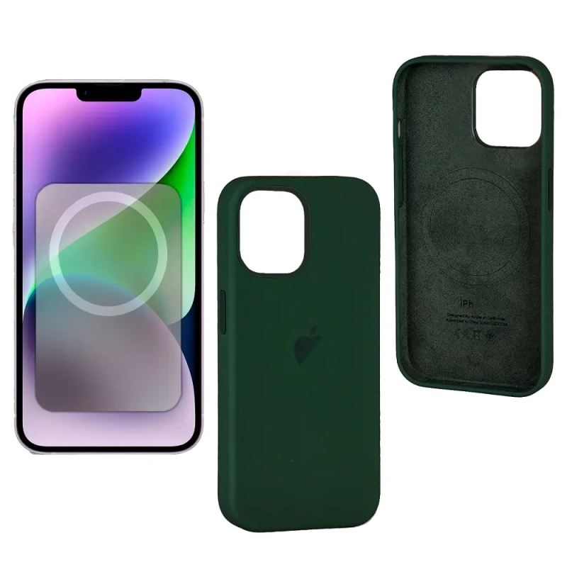 Чехол iPh 14 Silicon Case 100% ORG Olive