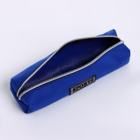 Косметичка-пенал на молнии, цвет синий Косметичка-пенал на молнии, цвет синий