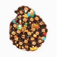 Чебурашка деревянный пазл, 26 деталей