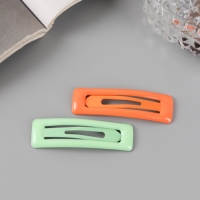 Невидимка для волос "Милен" (набор 5 шт) нежность, 5 см, микс