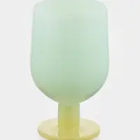 Бокалы для вина Pint, 345 мл, 7.2&times;12.8 см, набор 2 шт., стекло, розовые, зелёные