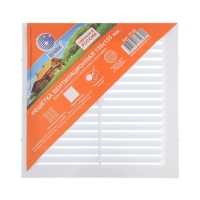 Решетка вентиляционная "КосмоВент" Л155, 155 х 155 мм, с сеткой, неразъемная