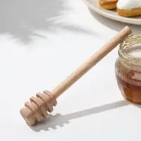 Ложка деревянная для меда "Веретено" бук