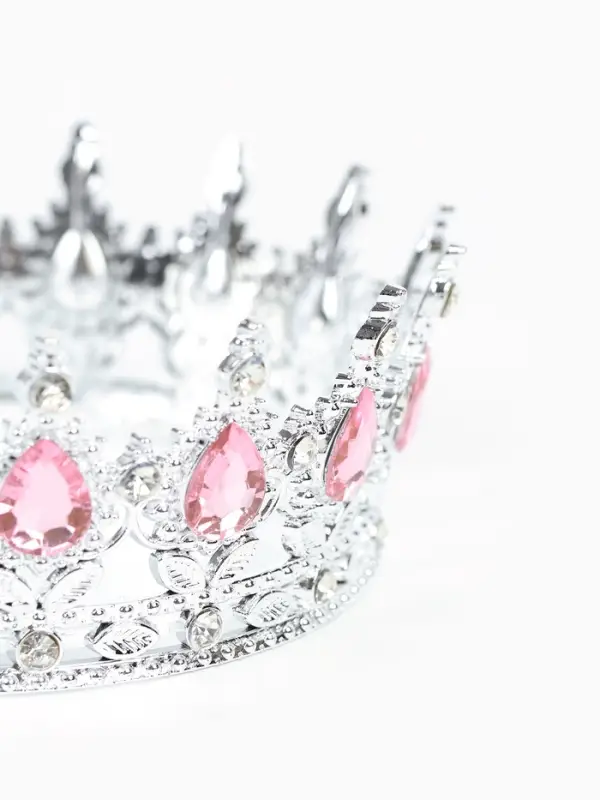 Набор декора для торта: топпер, корона, свеча