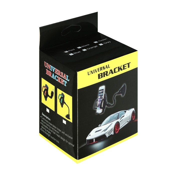 Велосипедный держатель на руль Luazon CA14 для смартфона,ширина захвата 50-85 мм,черно-серый