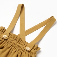 Юбка для девочки на лямках, MINAKU, цвет оранжевый, рост 98 см