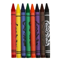 Мелки восковые 8 цветов, &laquo;Каляка-Маляка&raquo;, круглые