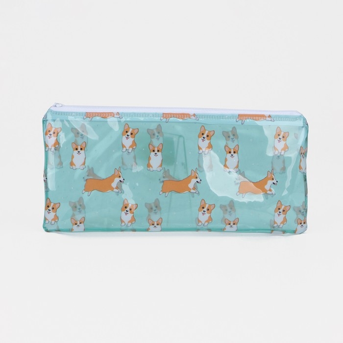 Косметичка на молнии, цвет мятный Косметичка на молнии, цвет мятный