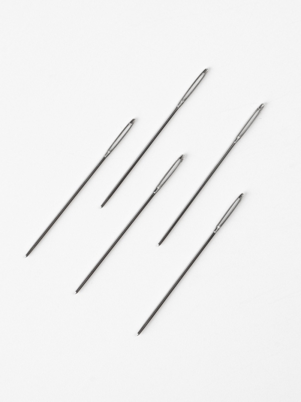 Набор игл для вышивания №120-154 d0,95мм L40мм (наб 6шт цена за наб) сталь TR Набор игл для вышивания №120-154 d0,95мм L40мм (наб 6шт цена за наб) сталь TR
