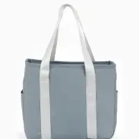 Термосумка на молнии, 6.4 л, цвет серый