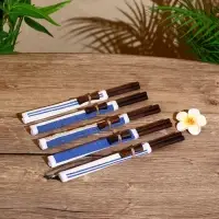 Палочки китайские "Сирень" 5 пар 25х10х2 см кокос, МИКС