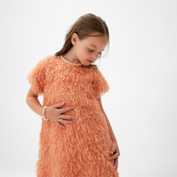 Платье для девочки, MINAKU :Party Dress, цвет розовый, рост 116 см Платье для девочки, MINAKU :Party Dress, цвет розовый, рост 116 см