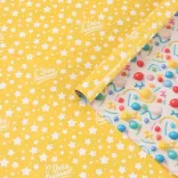 Бумага упаковочная глянцевая двухсторонняя &laquo;Праздник&raquo;, 70 &times; 100 см