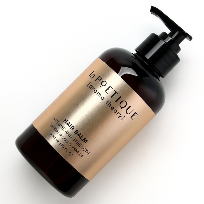 Бальзам для волос, объём и сила, 300 мл, аромат сандала и ванили, LA POETIQUE