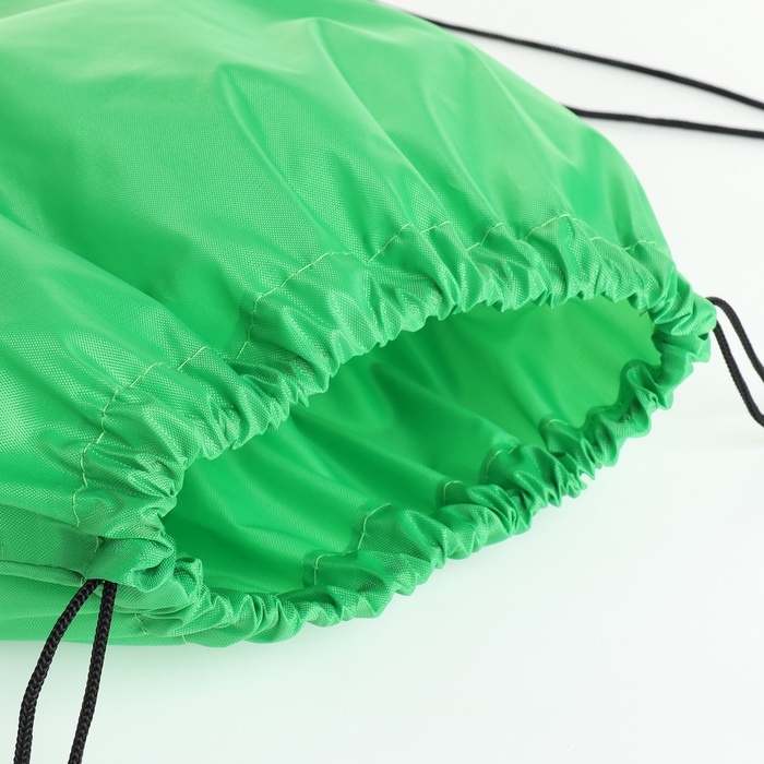 Мешок для обуви на шнурке, TEXTURA, цвет зелёный