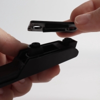 Ручка для чемодана, 22 &times; 2,5 см, цвет чёрный