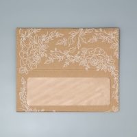 Коробка подарочная складная с PVC-окном, упаковка, &laquo;Цветы &raquo;, 14 х 35 х 14 см