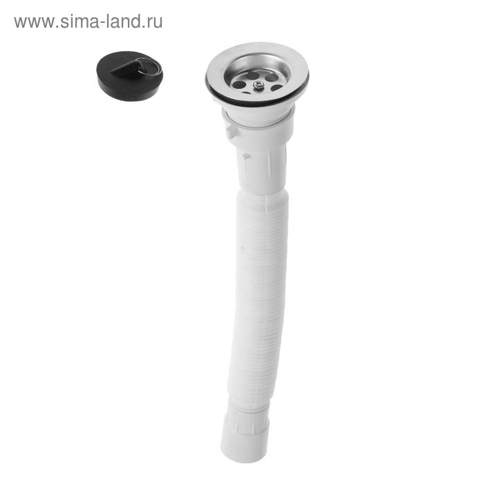 Мойка кухонная MIXLINE 531266, врезная, толщина 0.6 мм, 38х38х15 см, вып. 1 1/2 Мойка кухонная MIXLINE 531266, врезная, толщина 0.6 мм, 38х38х15 см, вып. 1 1/2", гофросифон